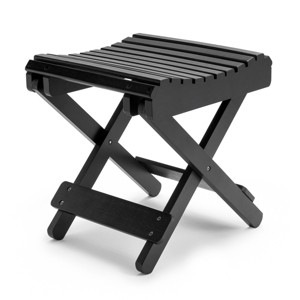 Sorbus Bamboo Folding Step Stool Bench - Great for Bathroom, Spa, Sauna, Collapsible Wooden Seat, Fully Assembled - 1 of 4