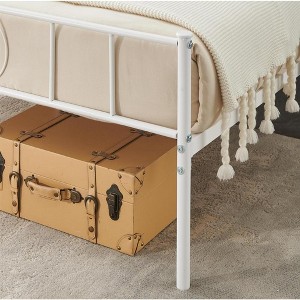 Bed Frame Platform with Headboard and Footboard - 1 of 4