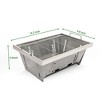 SKRAN Folded portable BBQ outdoor charcoal barbecue set for picnic patio camping - 3 of 4