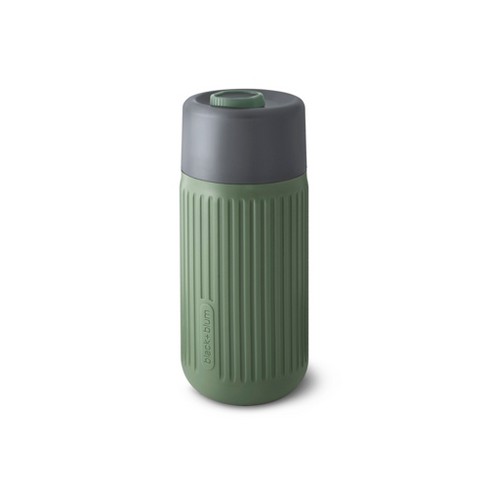 Black + Blum Glass Travel Cup With Olive Silicone Sleeve : Target