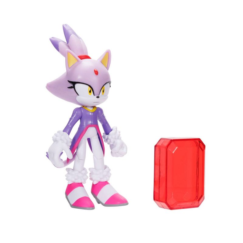 Sonic the Hedgehog Blaze with Sol Emerald Action Figure, 5 of 8