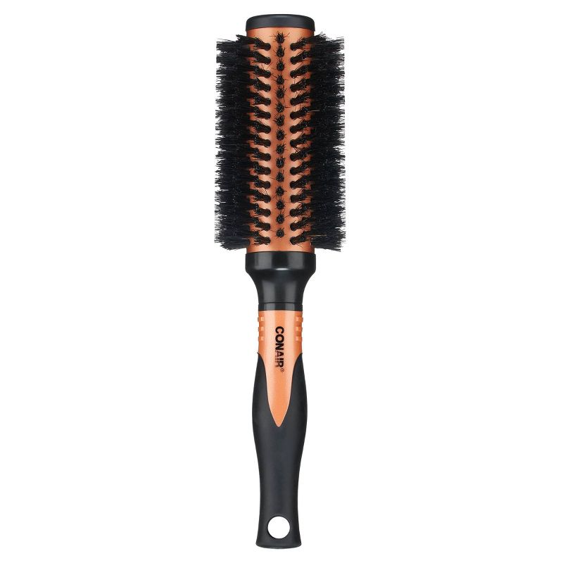 Conair Copper Pro Mixed Boar Bristle Round Hair Brush - Medium Barrel - All Hair, 4 of 5