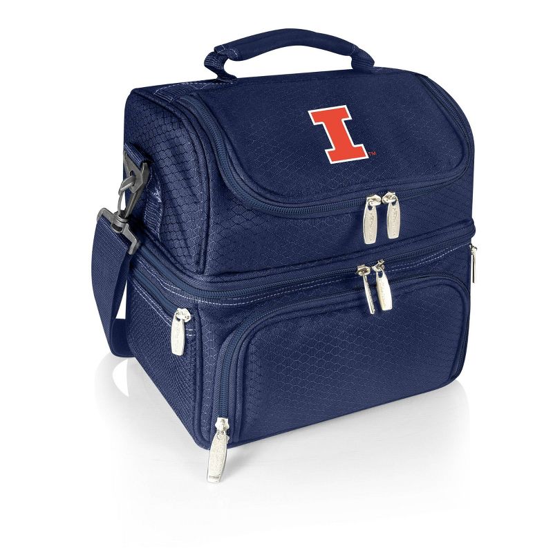 NCAA Illinois Fighting Illini Pranzo Dual Compartment Lunch Bag - Blue, 1 of 10