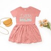 The Juniper Shop Little Darling Cursive Toddler Dress - 3 of 4