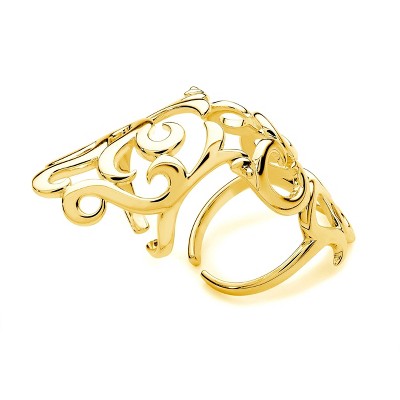 Lucy Quartermaine - Elements Armour Ring in Gold Vermeil