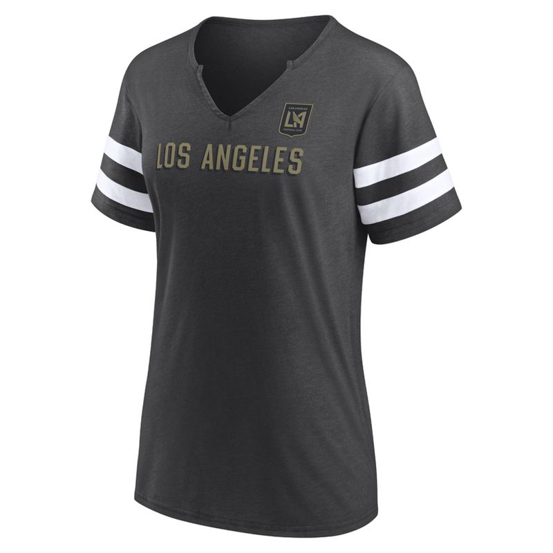 MLS Los Angeles FC Women&#39;s Split Neck T-Shirt, 2 of 4