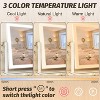 Vanity Mirror with Lights, Makeup Mirror with Touch Screen, 3-Color Dimmable Lighting, for Vanity Desk and Bedroom Use - 3 of 4