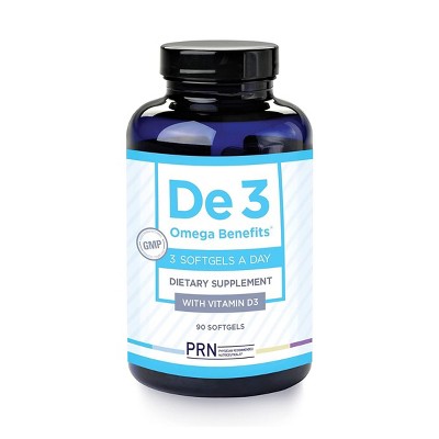 PRN DE3 Omega 3 Benefits (90ct 1 Month Supply)