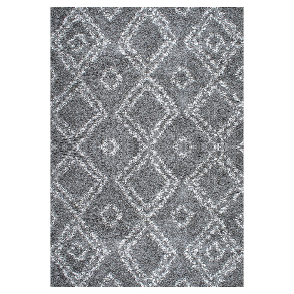 nuLOOM Iola Easy Shag Area Rug - Gray (5' 3in x 7' 6in)