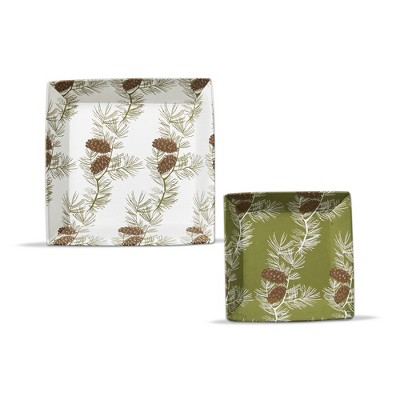 TAG Wilde Pine Catch All Tray, Set of 2
