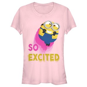 Juniors Womens Minions: The Rise of Gru Bob So Excited T-Shirt - 1 of 4