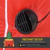 GlasFlength Inflatable Holiday Decorations Christmas Inflatables Santa Christmas Inflatables Outdoor for Holiday, Multicolored, 90.5"*23.5"*47.25" - 3 of 4