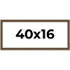 PosterPalooza | Panoramic Sculpted Gold Picture Frame - UV Acrylic, Foam Board Backing, Hanging Hardware - 2 of 4