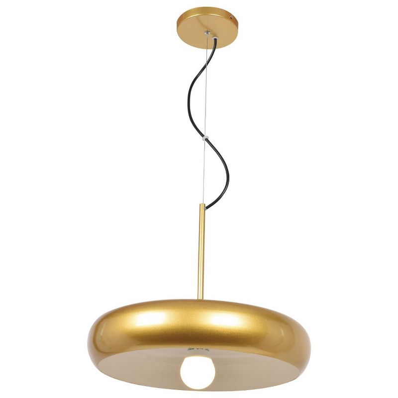 Access Lighting Bistro 1 - Light Pendant in  Gold/White, 1 of 2