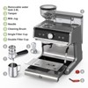 Jojoka 20 Bar Espresso Machine with Grinder & Milk Frother, 95oz Water Tank, Stainless Steel Coffee Maker for Home Café-Style Lattes & Cappuccinos - 2 of 4