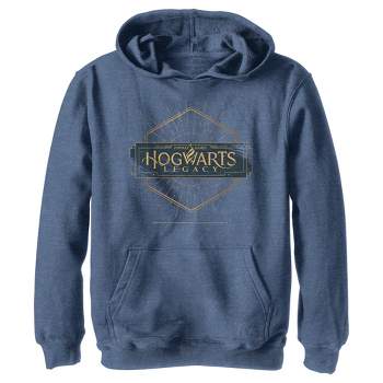 Boy's Hogwarts Legacy Small Art Deco Logo Pull Over Hoodie