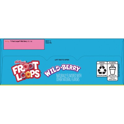 Kellogg's Froot Loops Wild Berry Family Size Breakfast Cereal - 16.1oz