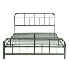 Christopher Knight Home Sabine Industrial Iron Platform Bed Frame with Rounded Corner Headboard and Footboard - 2 of 4