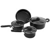 Chery Life 7-Piece Carbon Steel Cookware Set with Glass Lids - 2 of 4