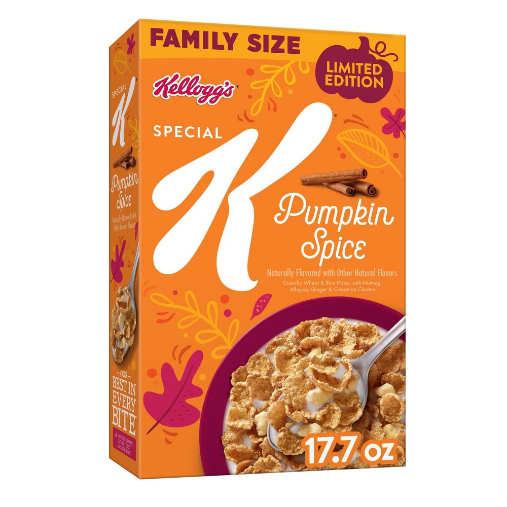 UPC 038000202445 product image for Special K Pumpkin Spice Breakfast Cereal - 17.7oz - Kellogg's | upcitemdb.com