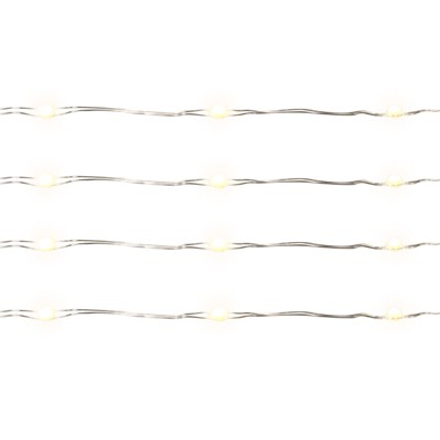 Living Accents LED Big Seed Light Set Warm White 16.5 ft. 100 lights (Case of 12)