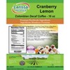 Larissa Veronica Cranberry Lemon Colombian Decaf Coffee (Gourmet, Naturally Flavored, Whole Coffee Beans) (16 oz, ZIN: 562479) - 2 of 4