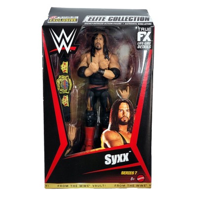 WWE From the Vault Ringside Exclusive Series 7 Black & Gold Syxx Action Figure