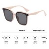 Anna-Kaci Women's Trendy Square Two - Tone Sunglasses - 4 of 4