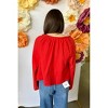 Women's Linen Blend Tie Front Cardigan - MIOU MUSE - 3 of 3