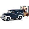 1939 Chevrolet Panel Truck Dark Blue w/White Fenders "Grocery & Market Delivery" 1/64 Diecast Model Car by Greenlight - 3 of 3