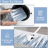 Washable Modern Rug, Low Pile, Non-Slip, Stain Resistant Striped Bohemian Carpet for Living Room Bedroom Dining Office - 3 of 4
