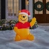 Gemmy 3.5 ft. Tall LED Winnie the Pooh Christmas Holiday Inflatable - 2 of 4