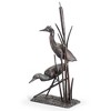 SPI Home Heron Couple with Reeds Sculpture – Aluminum Coastal Accent in Graceful Nature-Inspired Design - 2 of 4