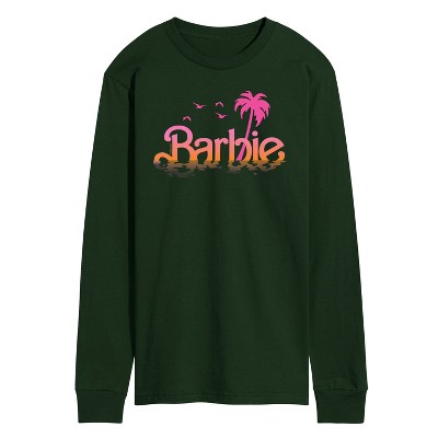 Men's - Barbie - Water Reflected Long Sleeve Graphic T-Shirt
