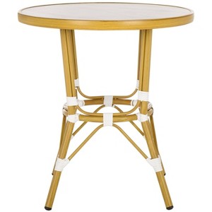 Pomona Bistro Table - Indoor/Outdoor - PAT4051 - White - Safavieh - 1 of 4