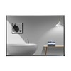SEVOBAL Bathroom Vanity Mirrors Light Finish Square Mirror Durable Design Anti-Scratch Surface Versatile No-Fog, Black, 35.8"*24"*1.57" - 2 of 4
