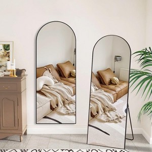 Damerin Freestanding Anti-rust 63x20 inch Metal Arch Full Length Mirror - 1 of 4