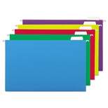 UNIVERSAL Hanging File Folders 1/5 Tab 11 Point Legal Assorted Colors 25/Box 14221