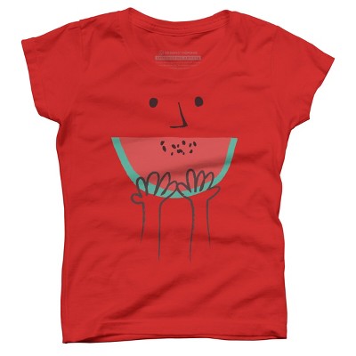 Girl's Design By Humans Summer smile By radiomode T-Shirt