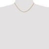 Black Bow Jewelry 2mm, 14k Yellow Gold, Diamond Cut Rope Chain Necklace - 2 of 4