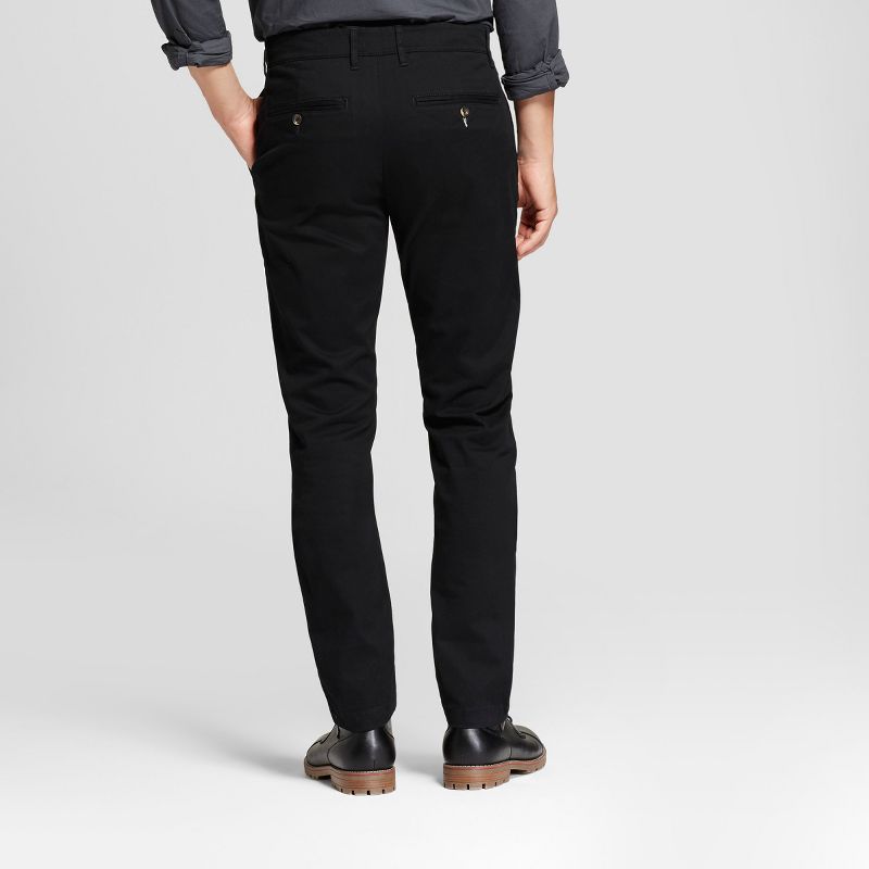 Men&#39;s Every Wear Slim Fit Chino Pants - Goodfellow &#38; Co&#8482; Black 31x32, 2 of 4