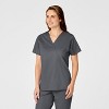 Wink WonderWORK Women's Mock Wrap Scrub Top - 3 of 4