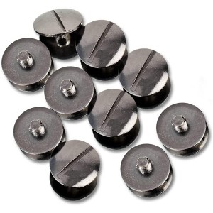 Set of 10 Black Replacement Screws Compatible with WWE, ROH, TNA, UFC Replica Belts - 1 of 1