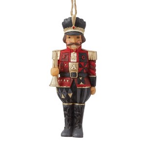 Jim Shore 4.5 Inch Nutcracker Soldier Fao Ornament Fao Schwarz Horn Tree Ornaments - 1 of 3