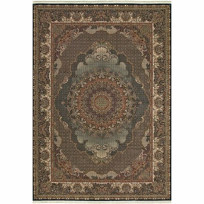Oriental Weavers Masterpiece 5330B Blue/ Red Indoor Area Rug - 3'10" x 5'5"