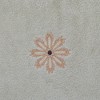 REGALWOVENBathroom Home Decor Embroidered Floral Pattern Cotton Hand Towels 13" x 30" 2 Pcs - 3 of 4
