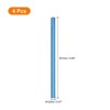 Unique Bargains 304 Stainless Steel Stylish Design Drinking Straw 9.5" Length 0.5" Width 4 Pcs - 2 of 4