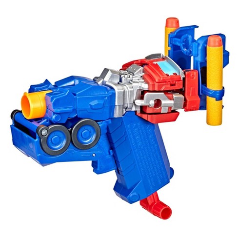 Nerf Transformers Optimus Primal Dart Blaster, 16 Nerf Elite Darts