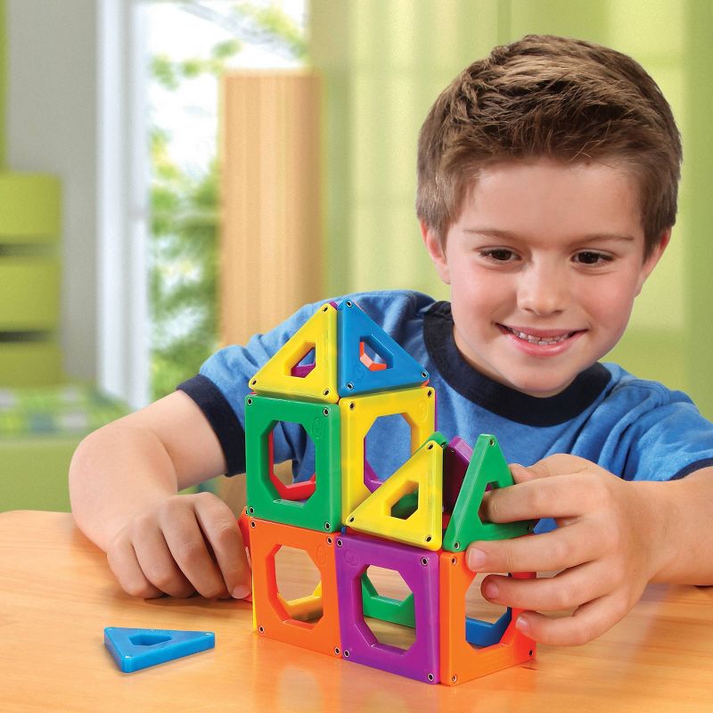 Discovery Kids Magnetic Tiles Building Blocks Set 24pcs, 3 of 9
