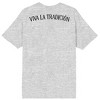 Modelo Wine, Glasses, Mosaic glass background EST 1925, Viva La Tradicion on Athletic Heather Short Sleeve Adult T-Shirt - 3 of 4